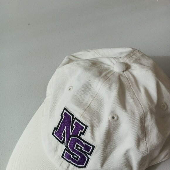 NORTH & ACRUX Embroidered Baseball Cap Hat One Size Men Activewear Gym White - Picture 2 of 9